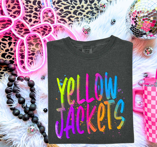 Yellow Jackets (Bright Colored Graffiti Style Mascots) - DTF