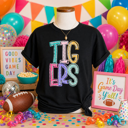 Tigers (Dixie Dots Mascot) - DTF