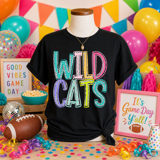 Wildcats (Dixie Dots Mascot) - DTF
