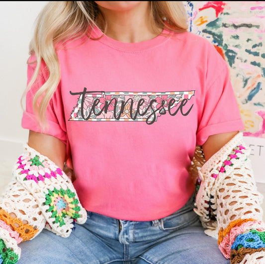 Tennessee (checkered floral) - DTF