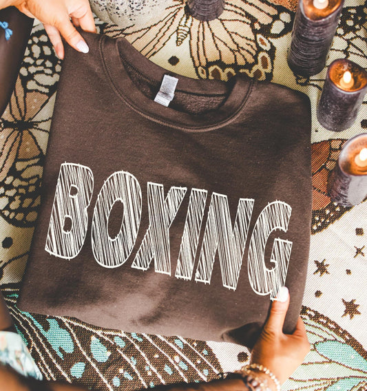 Boxing (Sports Scribble) - DTF