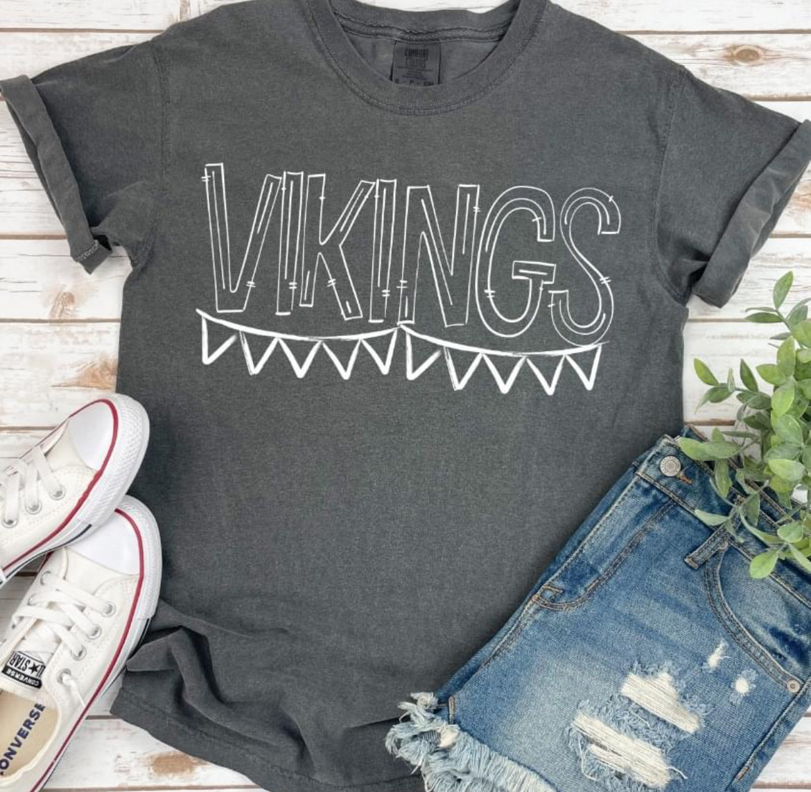 Vikings (Sketchy Doodle Mascot) - DTF