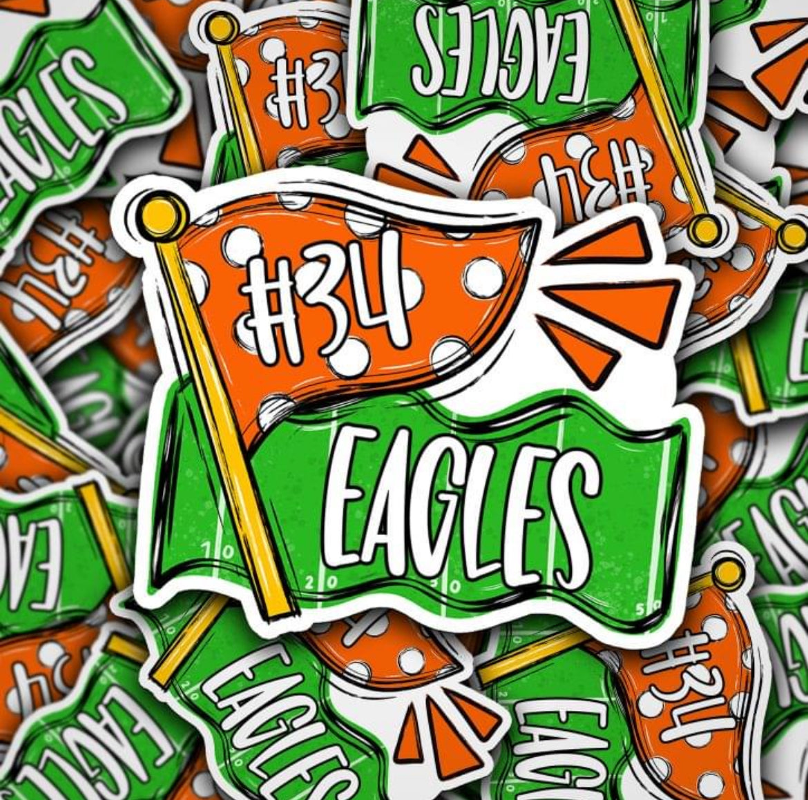 CUSTOM Pennant Field Mascot - Design/Mock Up