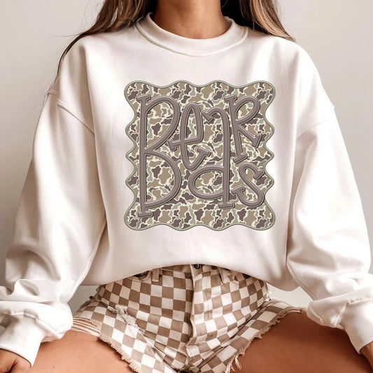 Bears (Camo Frame Mascot) - DTF