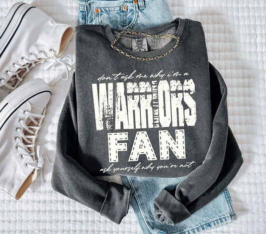 Warriors (Don't Ask Me Why Spirit Mascot) - DTF