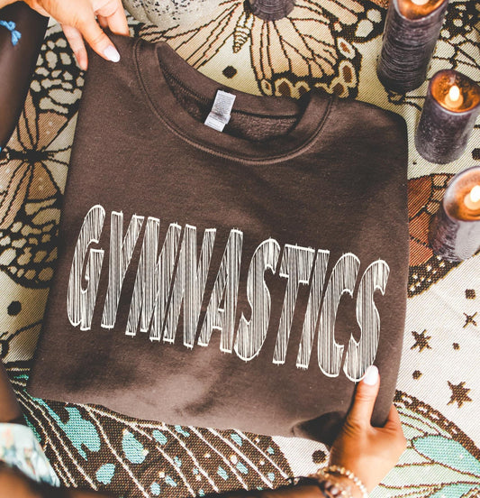 Gymnastics (Sports Scribble) - DTF