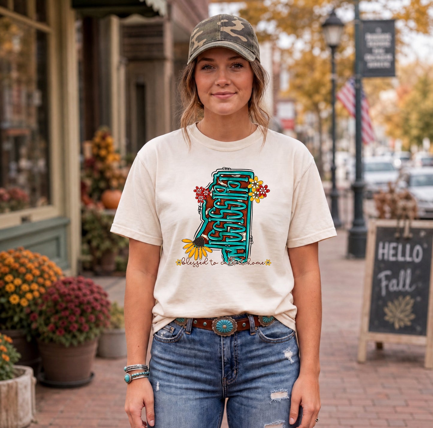 Mississippi (Turquoise State) - DTF