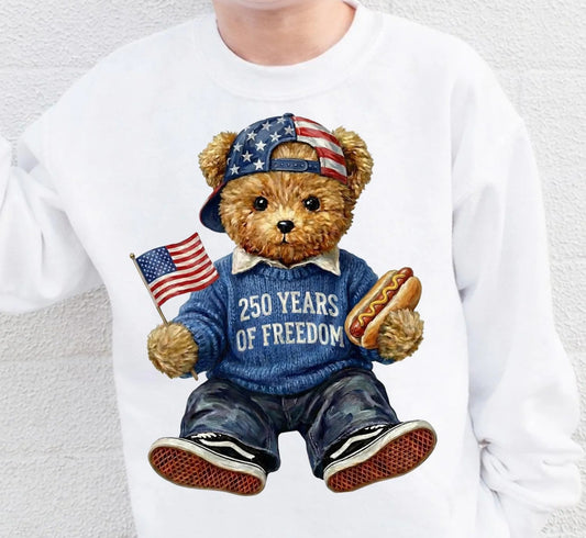 250 Years of Freedom Teddy Bear - DTF