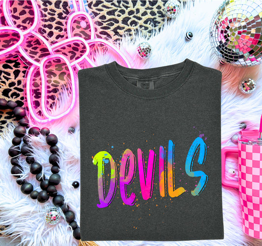 Devils (Bright Colored Graffiti Style Mascots) - DTF