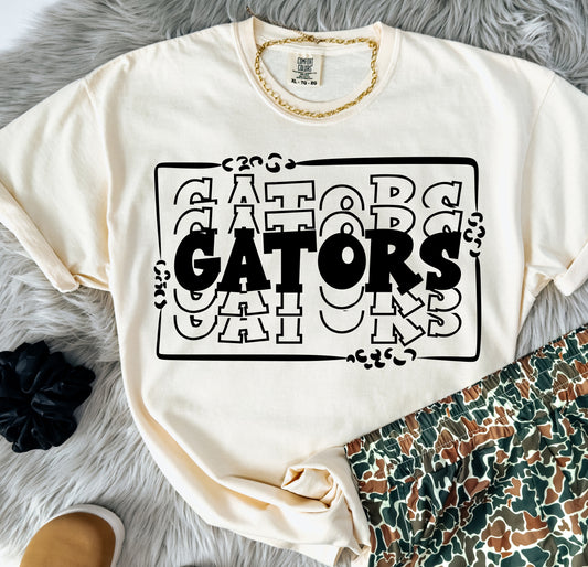 Gators (Leopard Stacked Mascot) - DTF