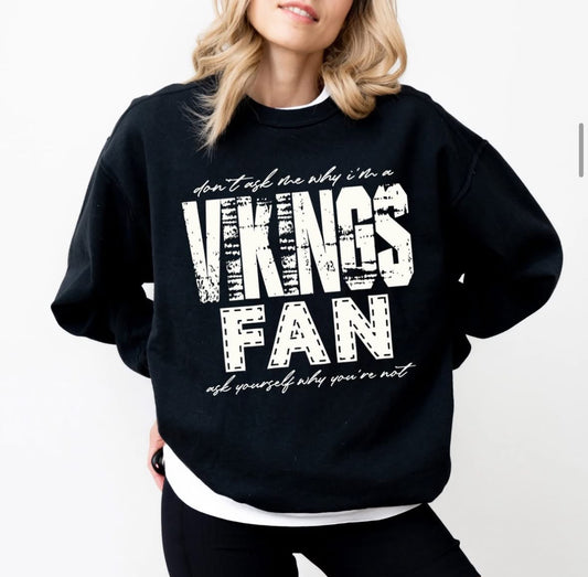 Vikings (Don't Ask Me Why Spirit Mascot) - DTF