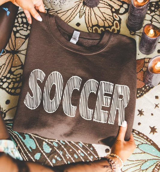 Soccer (Sports Scribble) - DTF