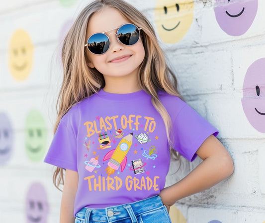 Third Grade Girl - DTF