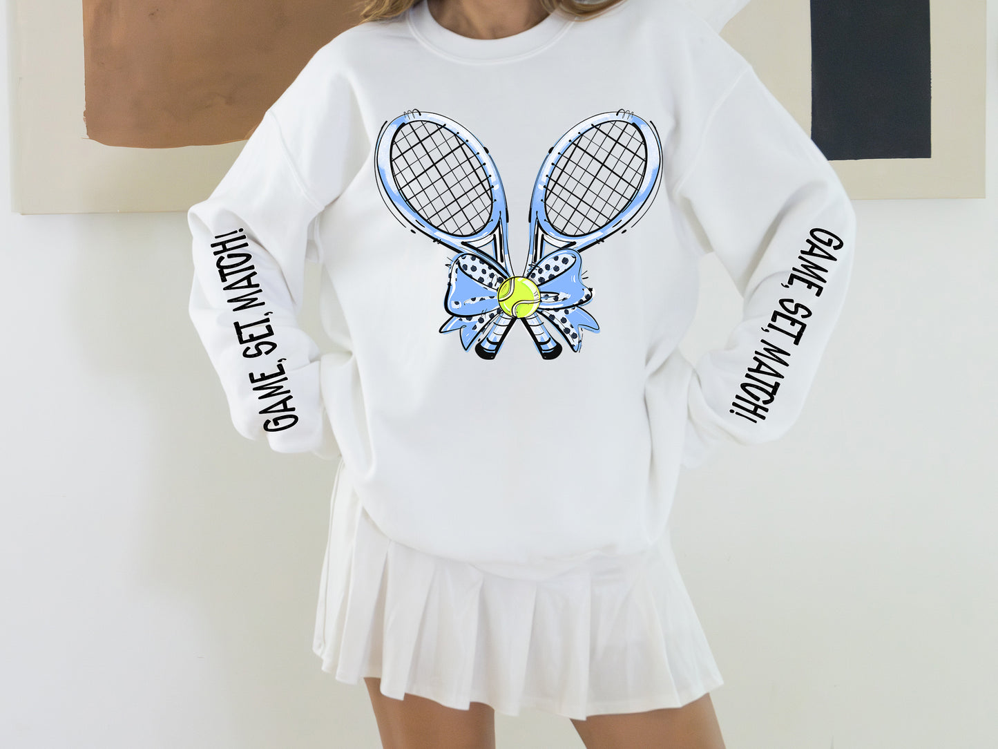 Game Set Match Tennis (Columbia Blue) - DTF