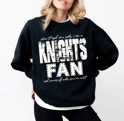 Knights (Don't Ask Me Why Spirit Mascot) - DTF