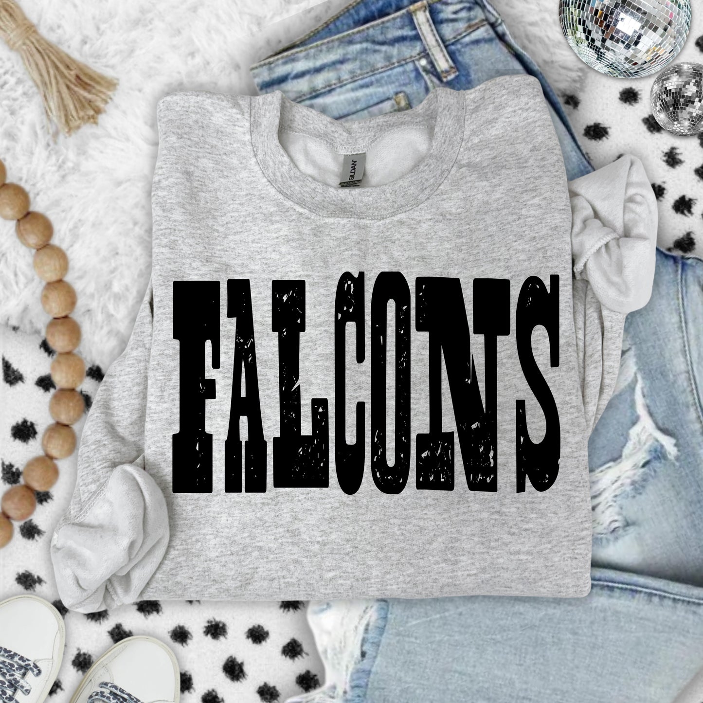 Falcons (Mixed Up Mascot) - DTF