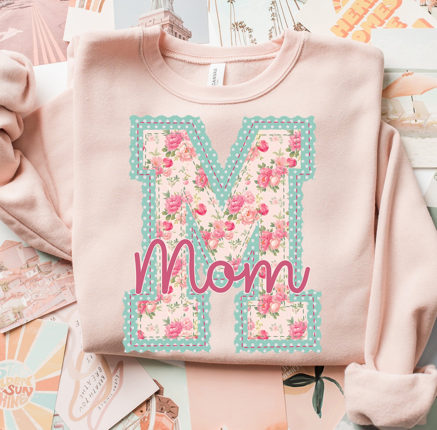 Mom (Sweet Vintage Family Names) - DTF