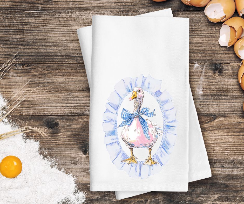 Watercolor Goose Frame - DTF