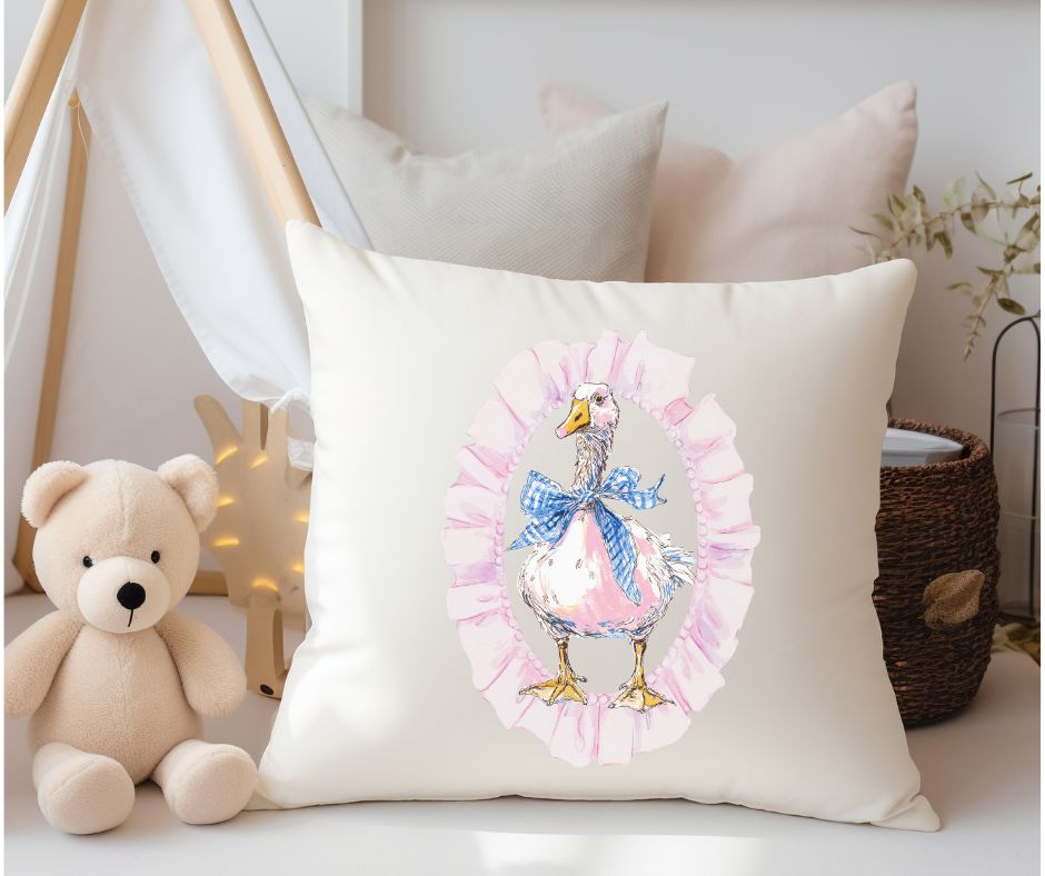 Watercolor Goose Frame - DTF