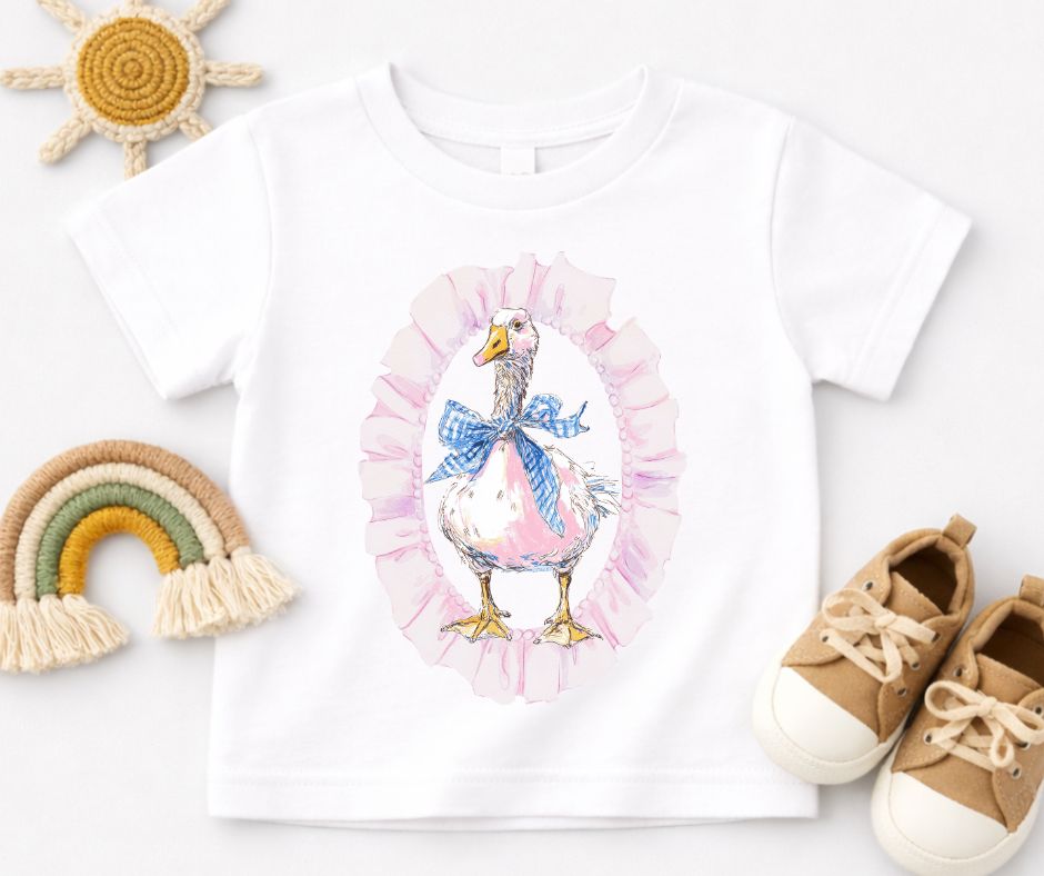 Watercolor Goose Frame - DTF