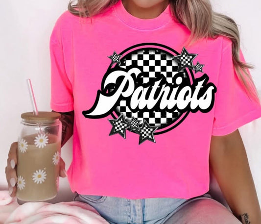Patriots (Checkered Stars Mascot) - DTF