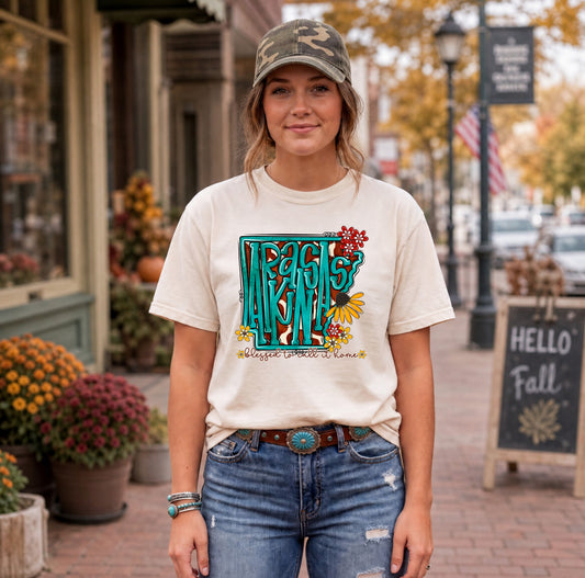 Arkansas (Turquoise State) - DTF
