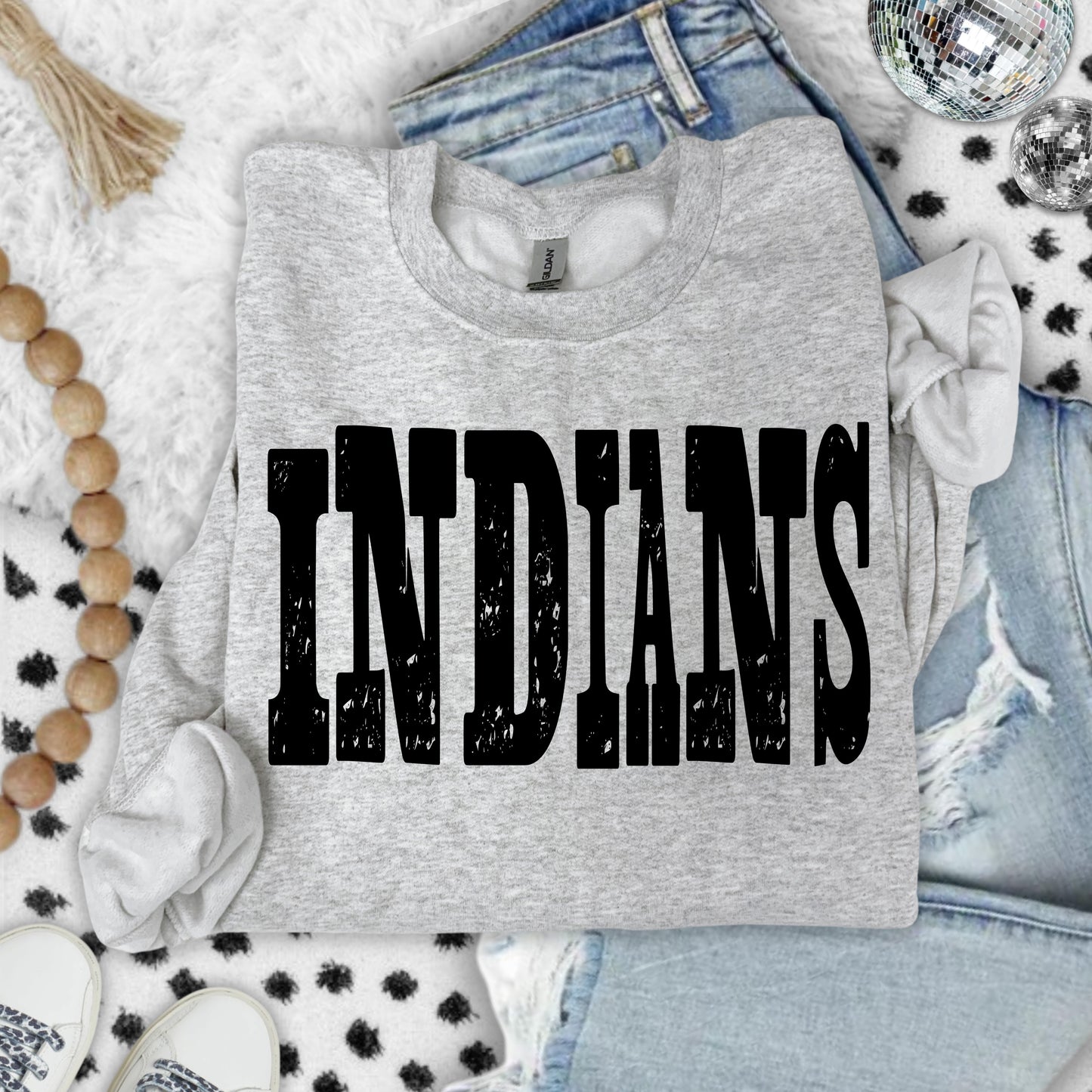 Indians (Mixed Up Mascot) - DTF