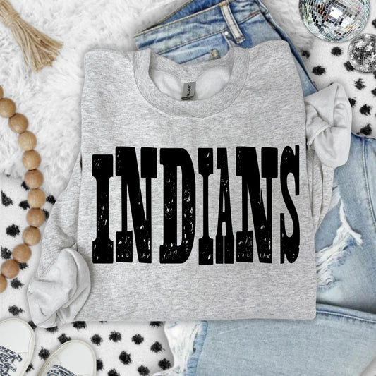 Indians (Mixed Up Mascot) - DTF