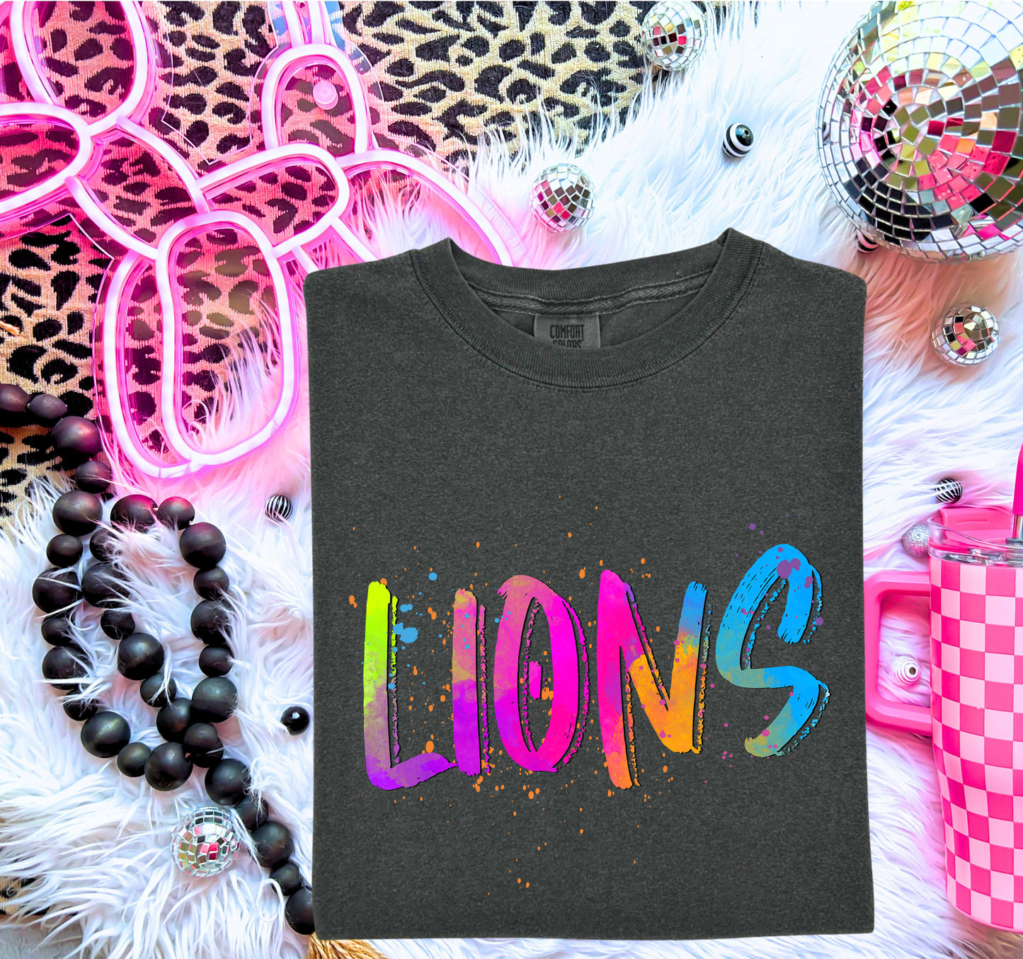 Lions (Bright Colored Graffiti Style Mascots) - DTF