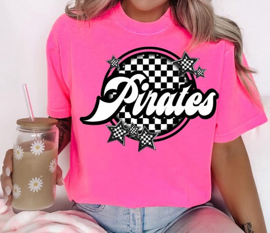 Pirates (Checkered Stars Mascot) - DTF