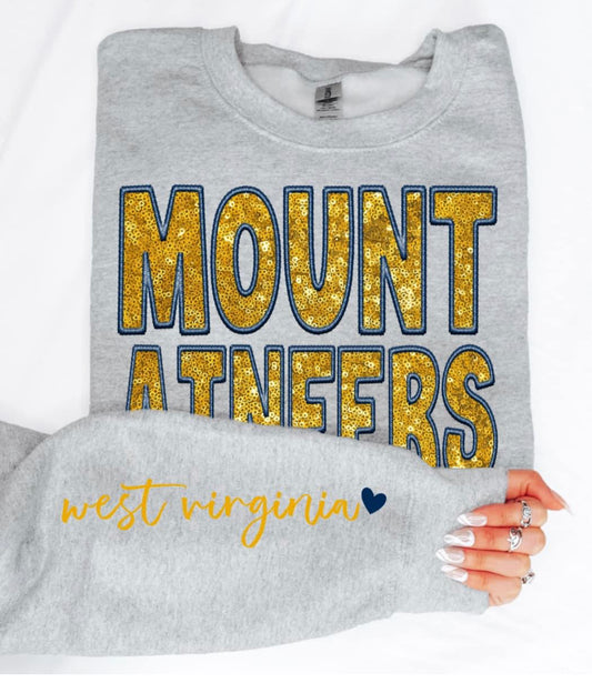 Mountaineers (Sequins/Embroidery look) - DTF