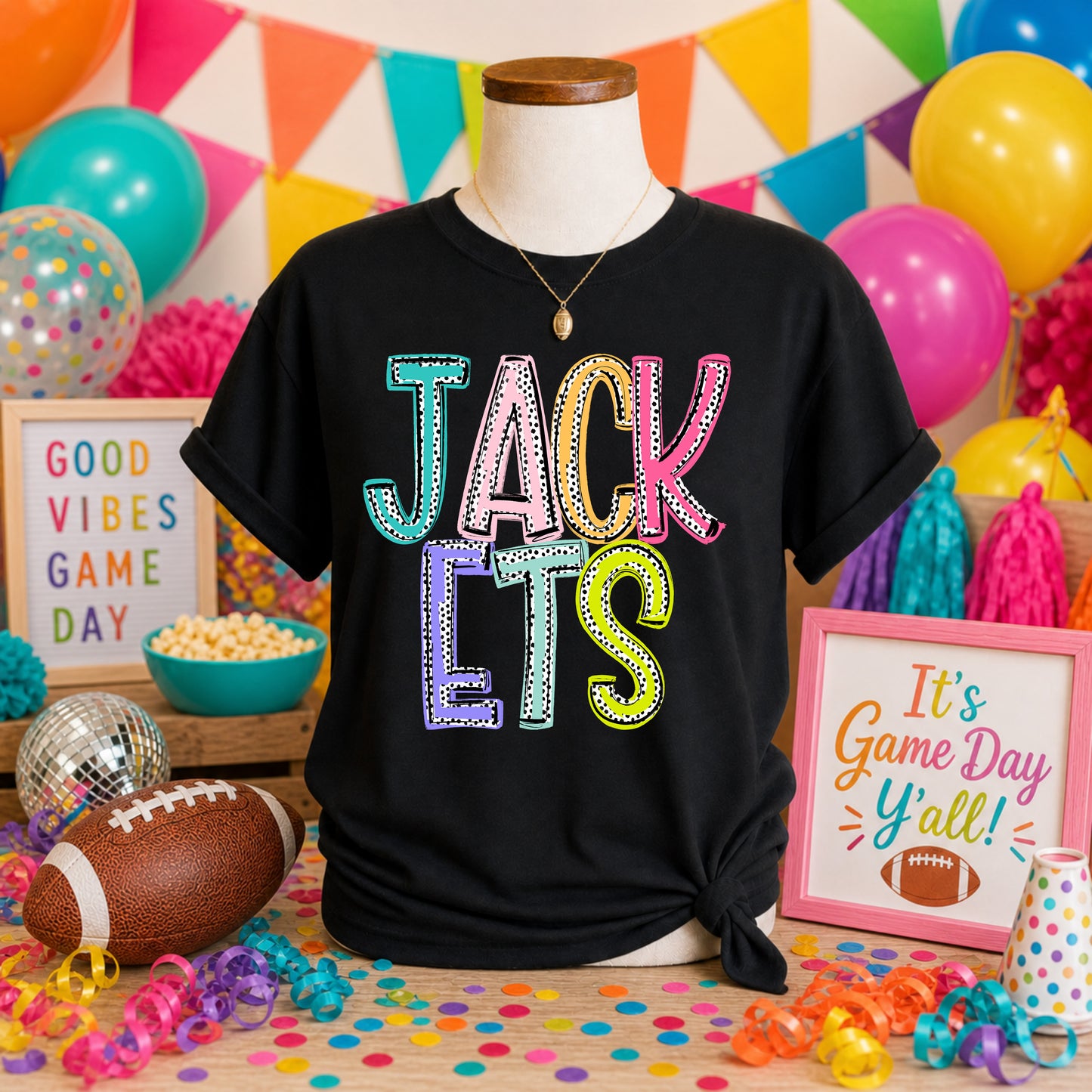 Jackets (Dixie Dots Mascot) - DTF