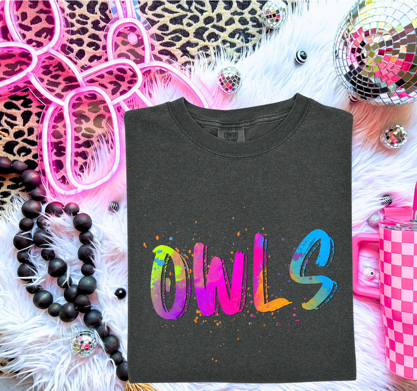 Owls (Bright Colored Graffiti Style Mascots) - DTF