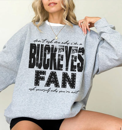 Buckeyes (Don't Ask Me Why Spirit Mascot) - DTF