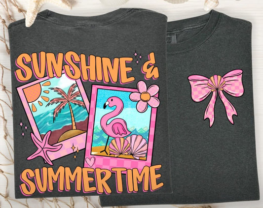 Sunshine & Summertime (2-in-1 front/back combo) - DTF