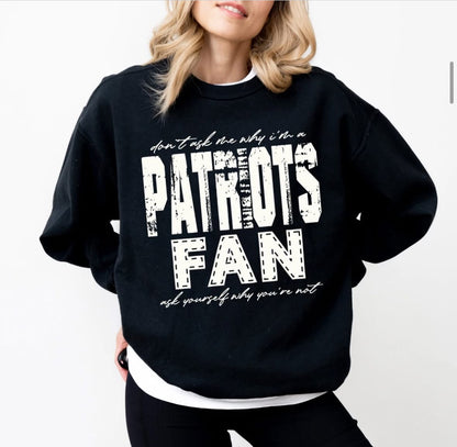 Patriots (Don't Ask Me Why Spirit Mascot) - DTF