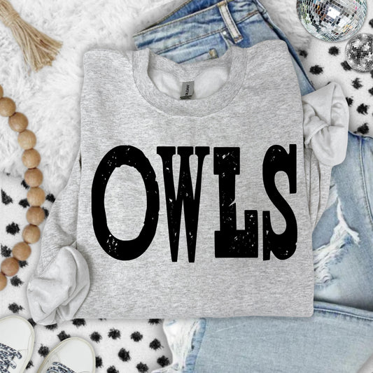 Owls (Mixed Up Mascot) - DTF