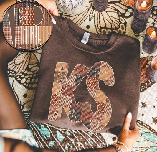 KS (Autumn Quilted Distressed State) - DTF