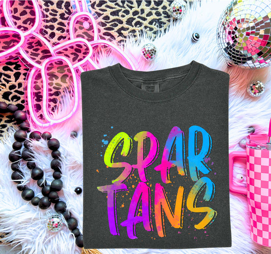 Spartans (Bright Colored Graffiti Style Mascots) - DTF