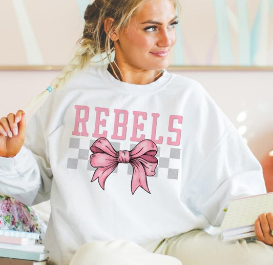 Rebels (Checkered Bow - coquette)  - DTF
