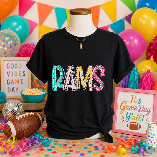 Rams (Dixie Dots Mascot) - DTF