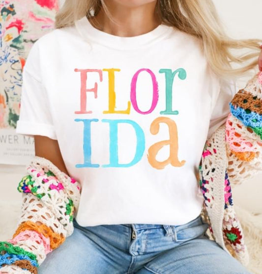 Florida (distressed watercolor) - DTF