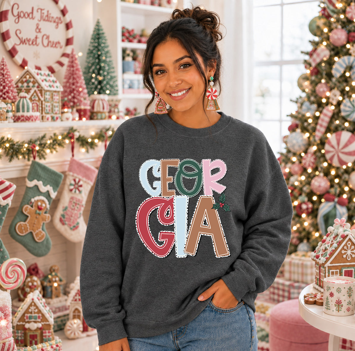 Georgia (Holly Jolly State) - DTF