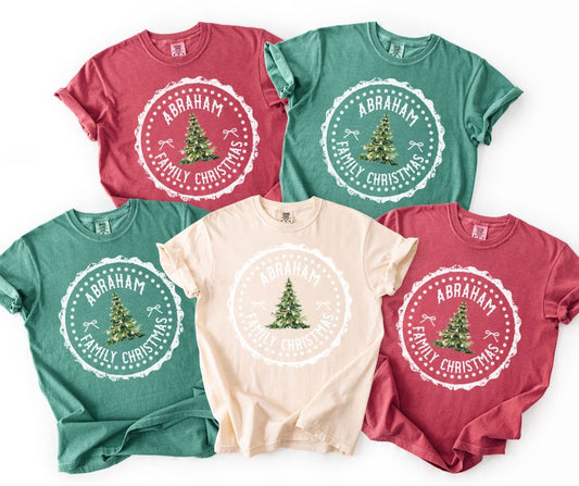 CUSTOM - LAST NAME (Christmas Family Stamp) - DESIGN/MOCK UP