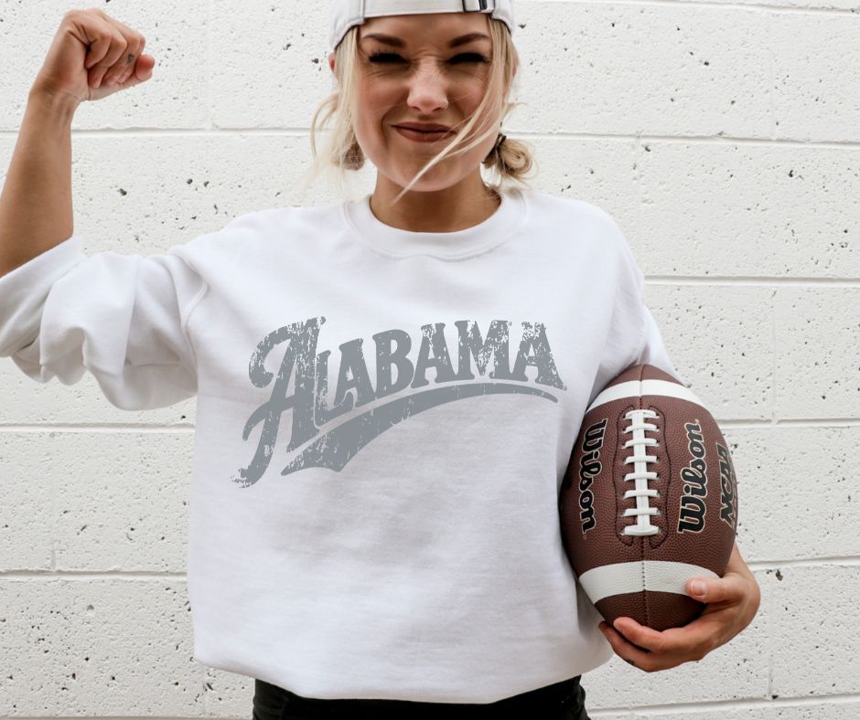 Alabama (College Simple Vintage Style) - DTF