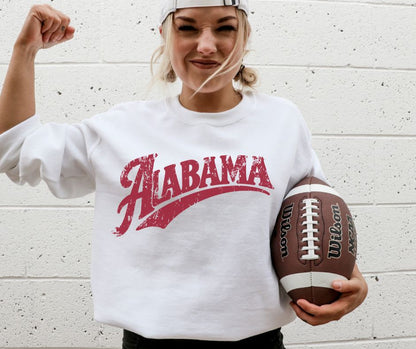 Alabama (College Simple Vintage Style) - DTF