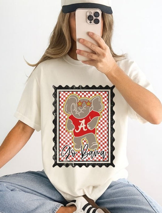 Alabama (Vintage Postage Stamp Mascot) - DTF