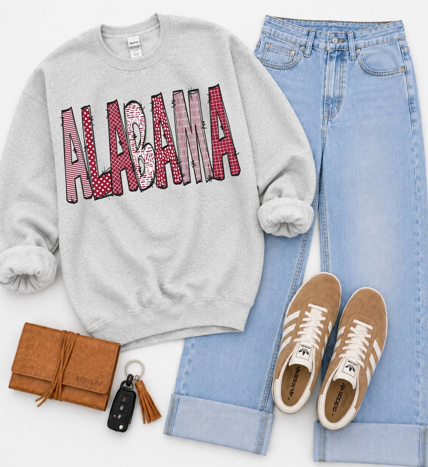 Alabama (Doodle Pattern College) - DTF