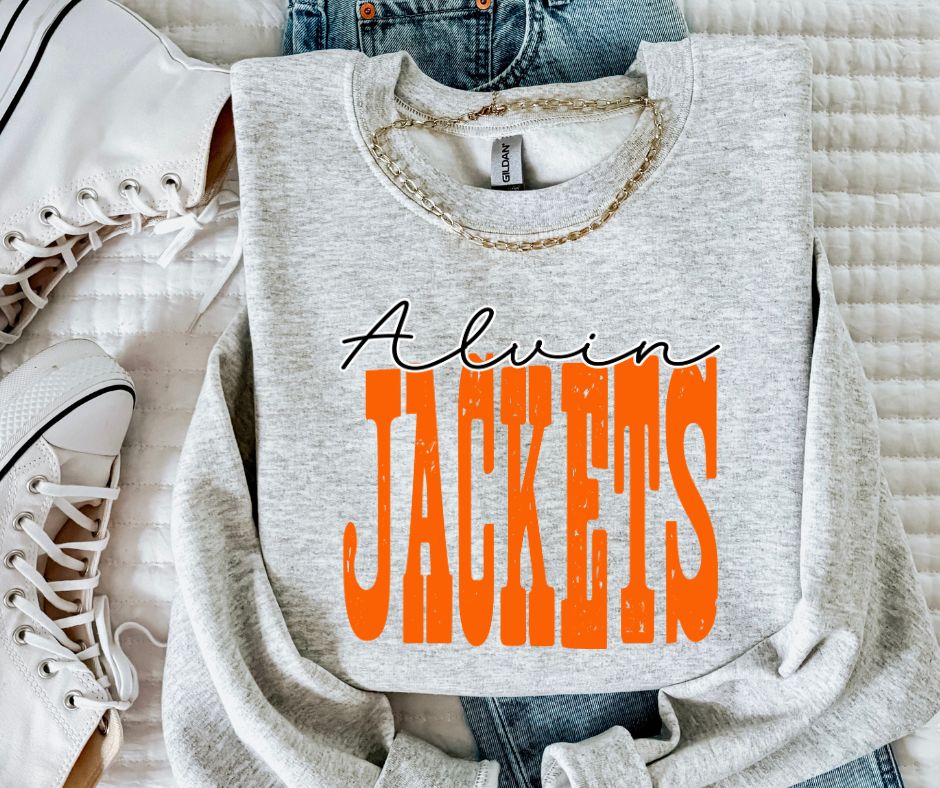 Jackets - Alvin Orange/Black (Mixed Up Mascot) - DTF