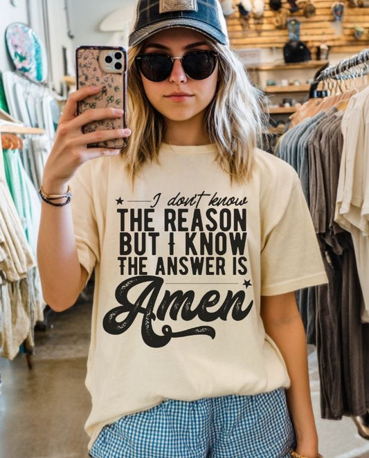Answer is Amen - DTF